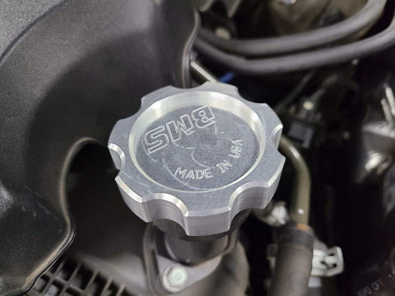Silver Billet Oil Filler Cap Installation