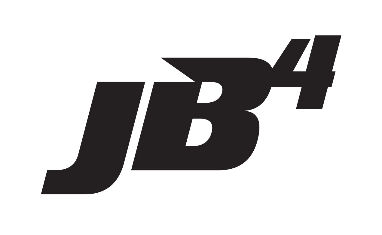 JB4 Logo Stickers black color view