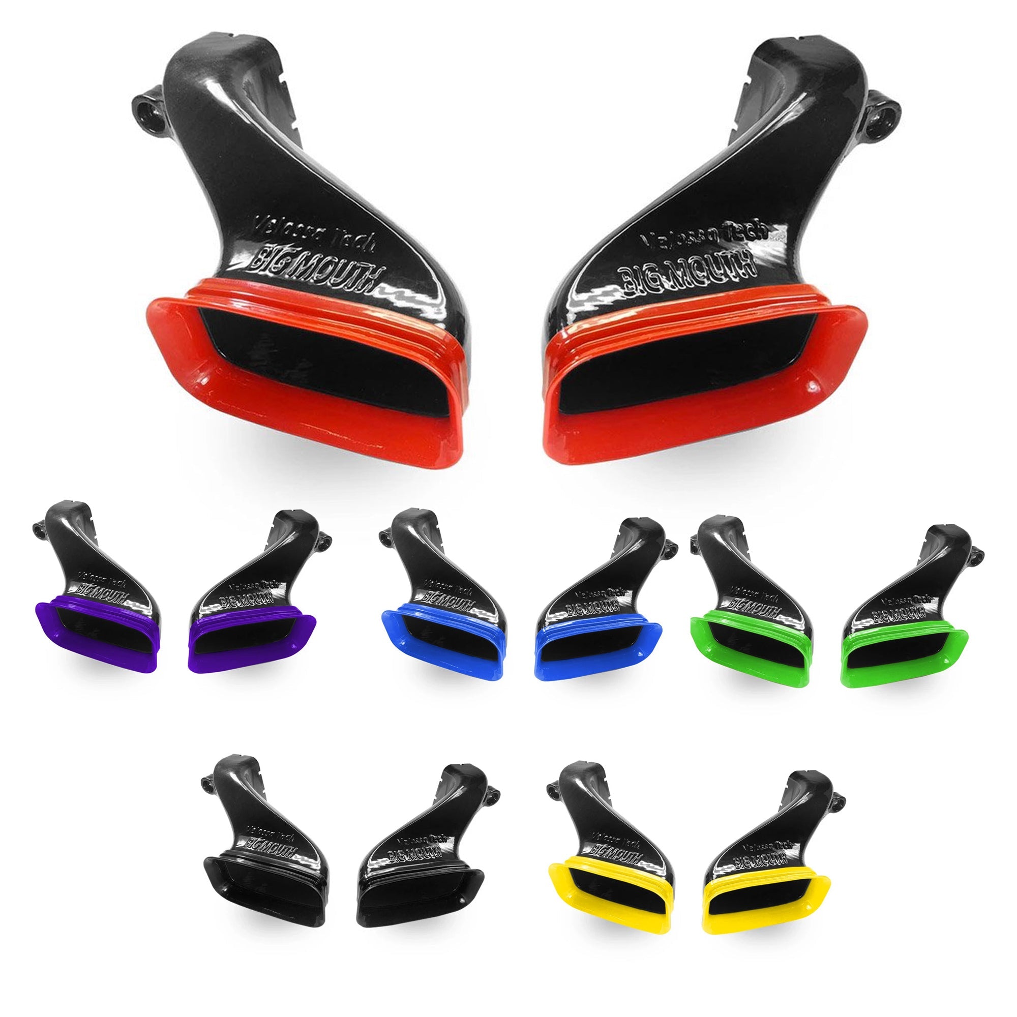 Velossa Tech Dual BIG MOUTH Ram Air Intake Snorkels