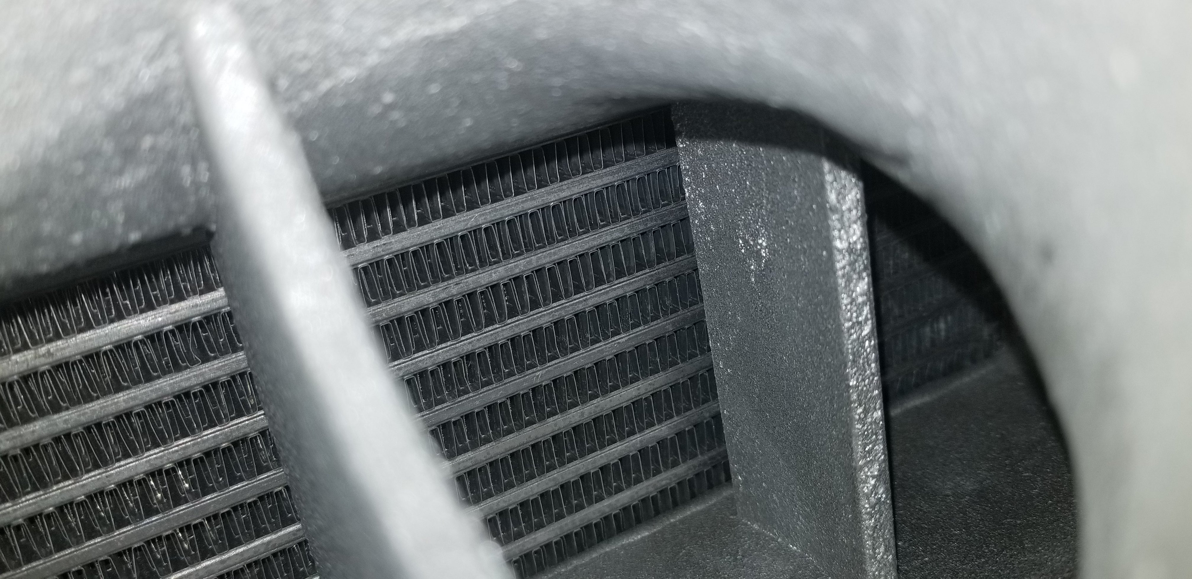 Phoenix Racing High Capacity Replacement S55 M3/M4 F8X //M Intercooler inside