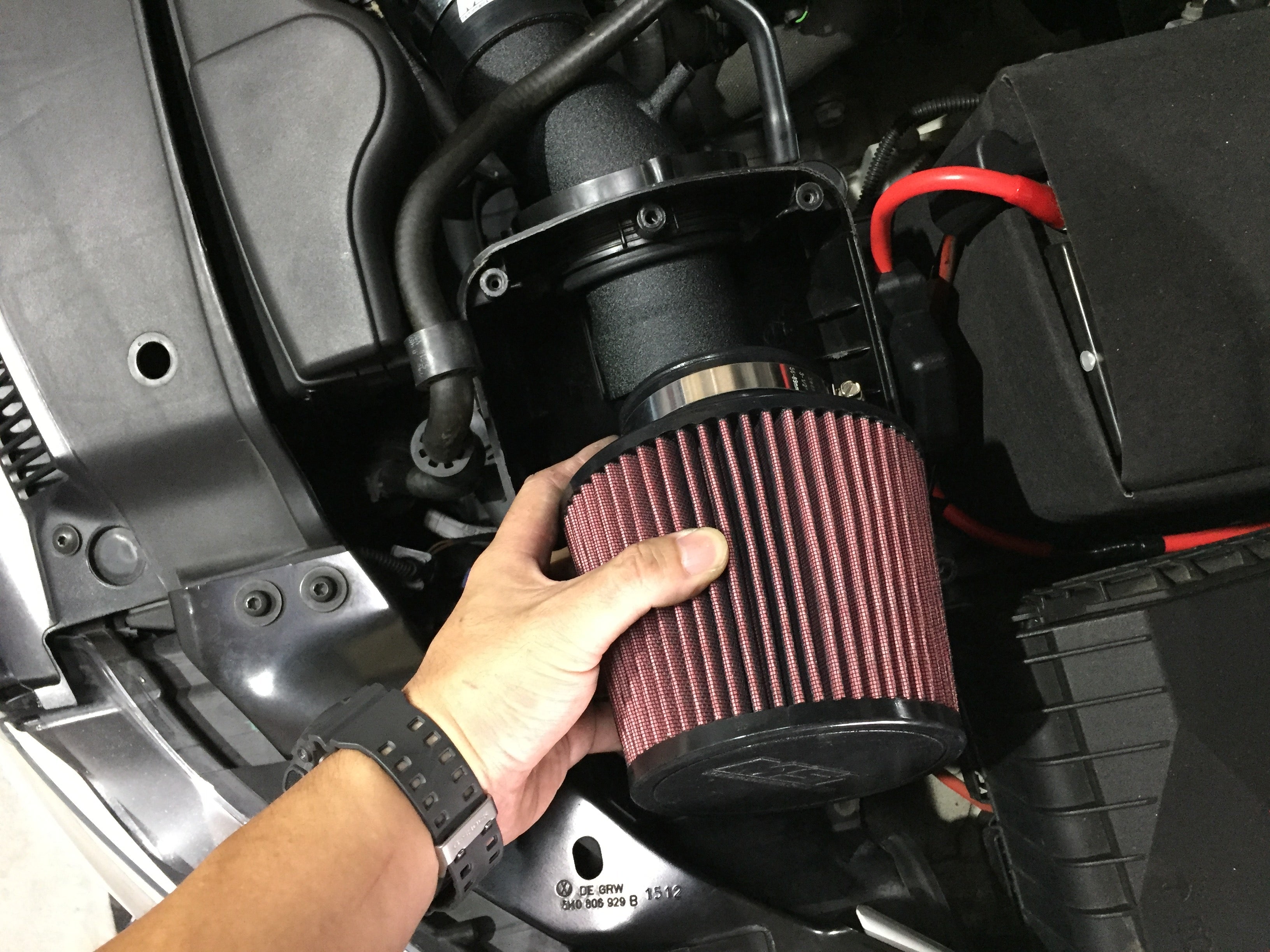 VW Golf Mk6 Single Charge Cold Air Intake System installation