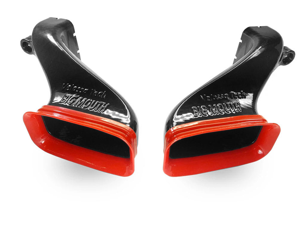 Velossa Tech Dual BIG MOUTH Ram red Air Intake Snorkels