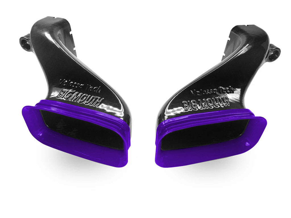Velossa Tech Dual BIG MOUTH Ram Purple Air Intake Snorkels