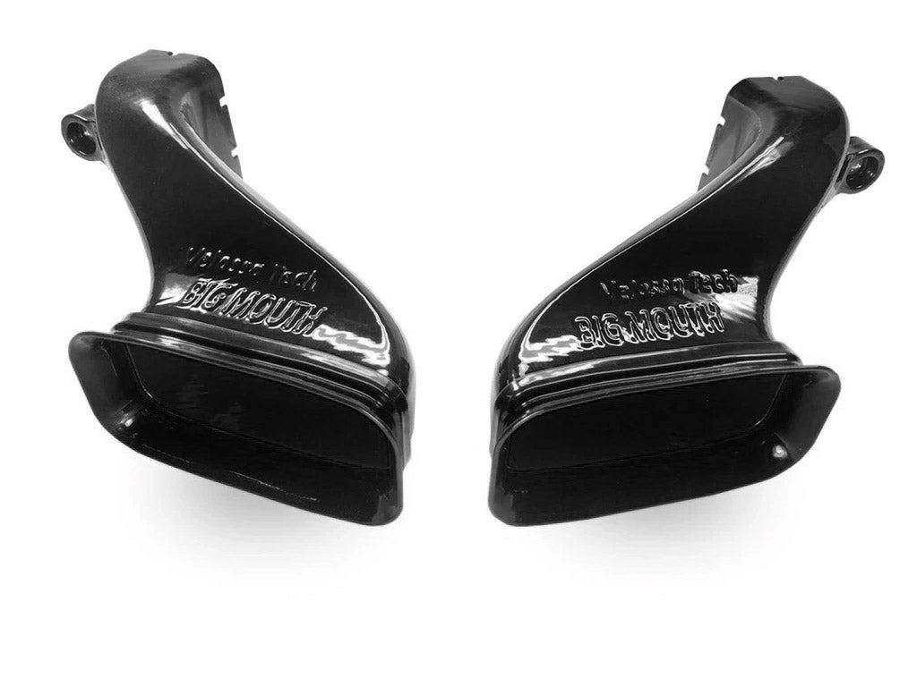 Velossa Tech Dual BIG MOUTH Ram Black Air Intake Snorkels