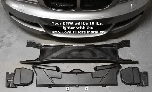 Cowl Filters for BMW E82, E88, E90, E91, E92, E93, E84