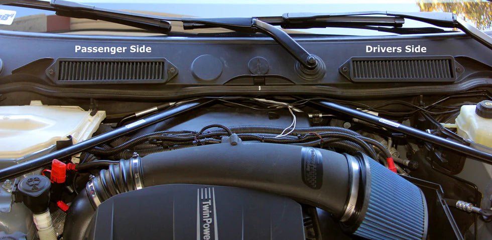 Cowl Filters for BMW E82, E88, E90, E91, E92, E93, E84