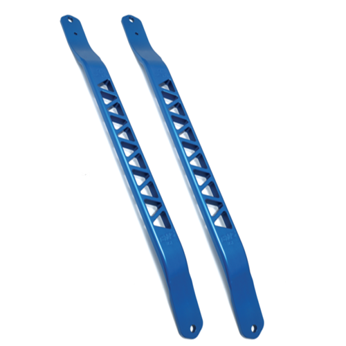 BMS Billet Strut Cross Braces blue color