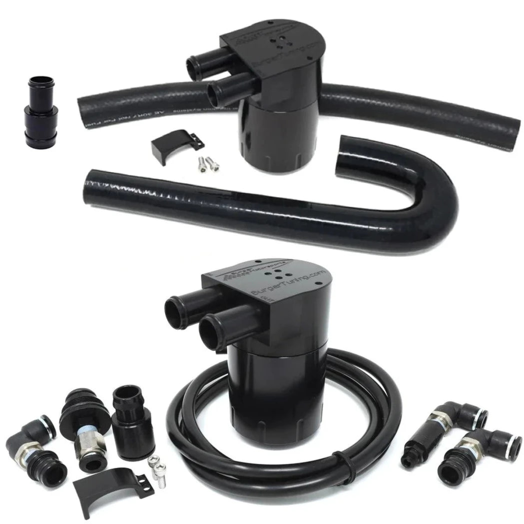 Dual Oil Catch Can for N54 BMW 135i, 335i, 535i, 1M (Vacuum & Boost)