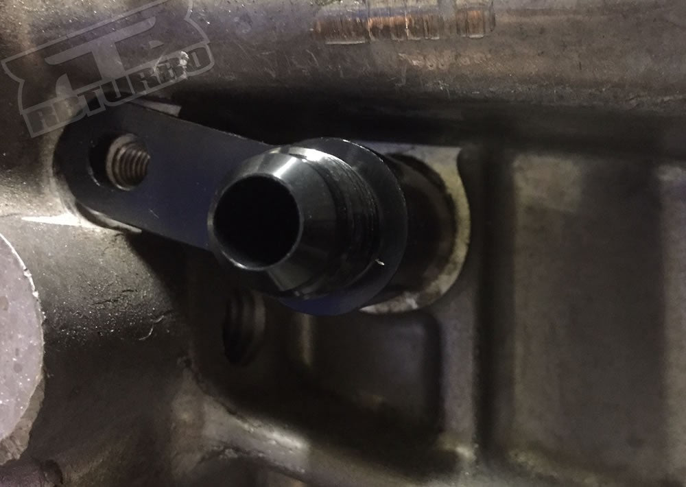 RB N54 Coolant To Block Interface Adapters, one coolant neck