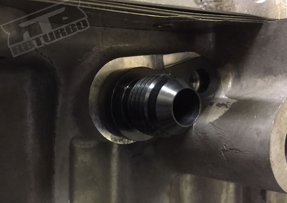 RB N54 Coolant To Block Interface Adapters, rear upper coolant neck