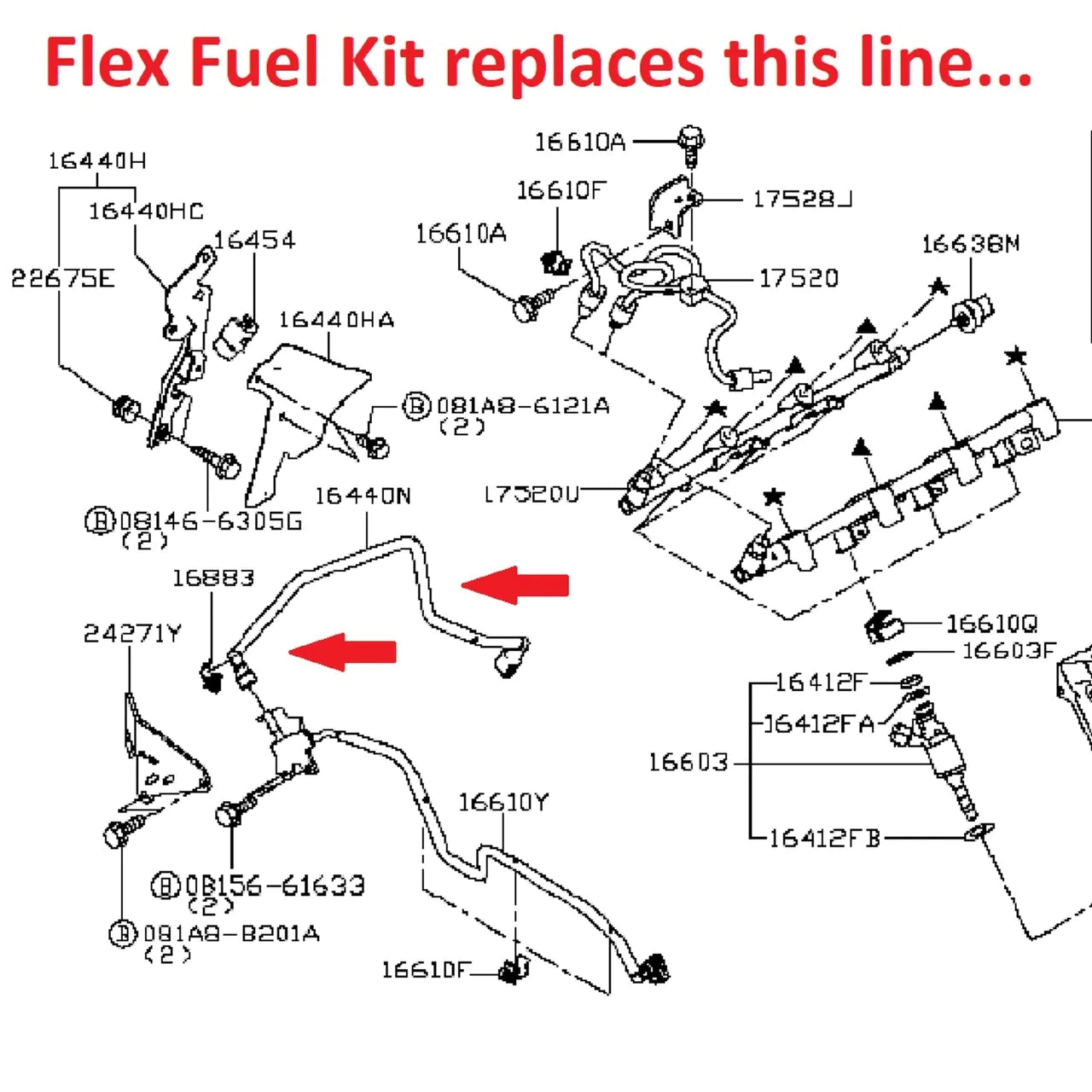 Flex Fuel Kit For Infiniti Q50 & Q60 3.0T