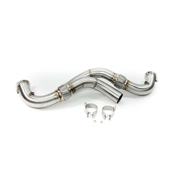 BMW N63/N63TU 3" Catless Downpipe For 550i, M550i, 650i, 750i, M850i, X5, X6, X7 - ARM Motorsports
