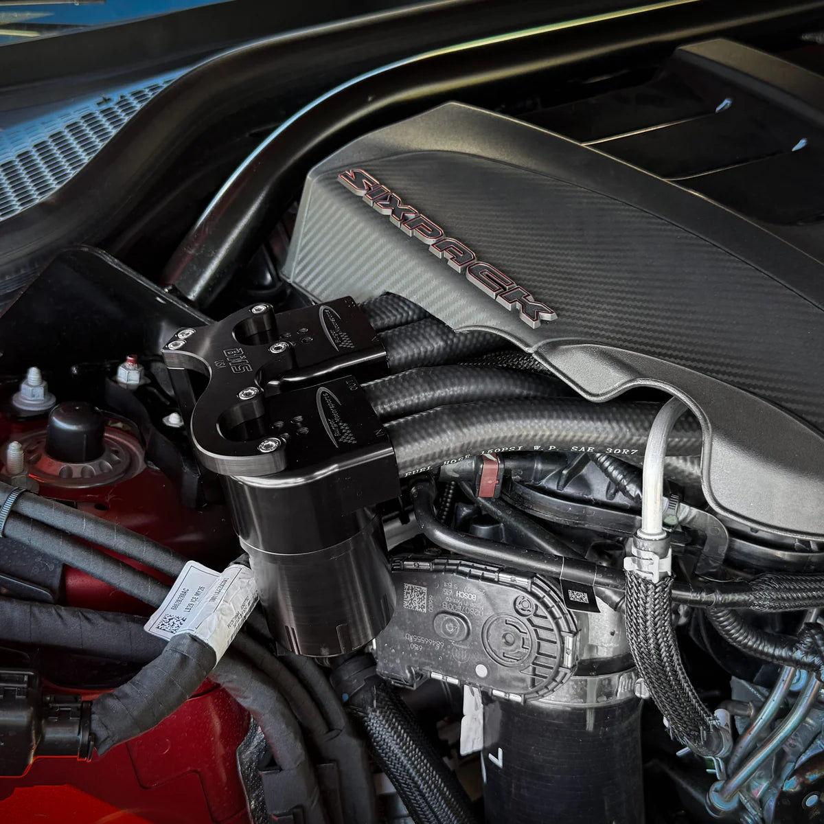 Dual Oil Catch Can For 2026+ Dodge Charger Scat Pack 3.0L (PCV & CCV)