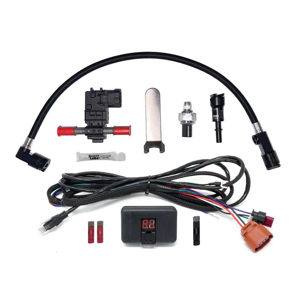 BMW N20, N55, S55 F Chassis Rear Mount Flex Fuel & Low Fuel Pressure Sensor Kit