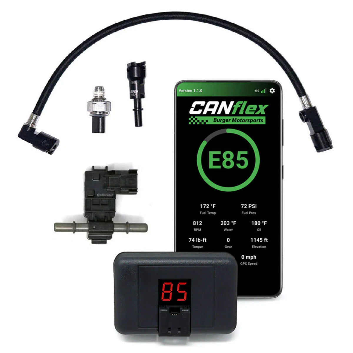 BMW N20, N55, S55 F Chassis Rear Mount Flex Fuel & Low Fuel Pressure Sensor Kit