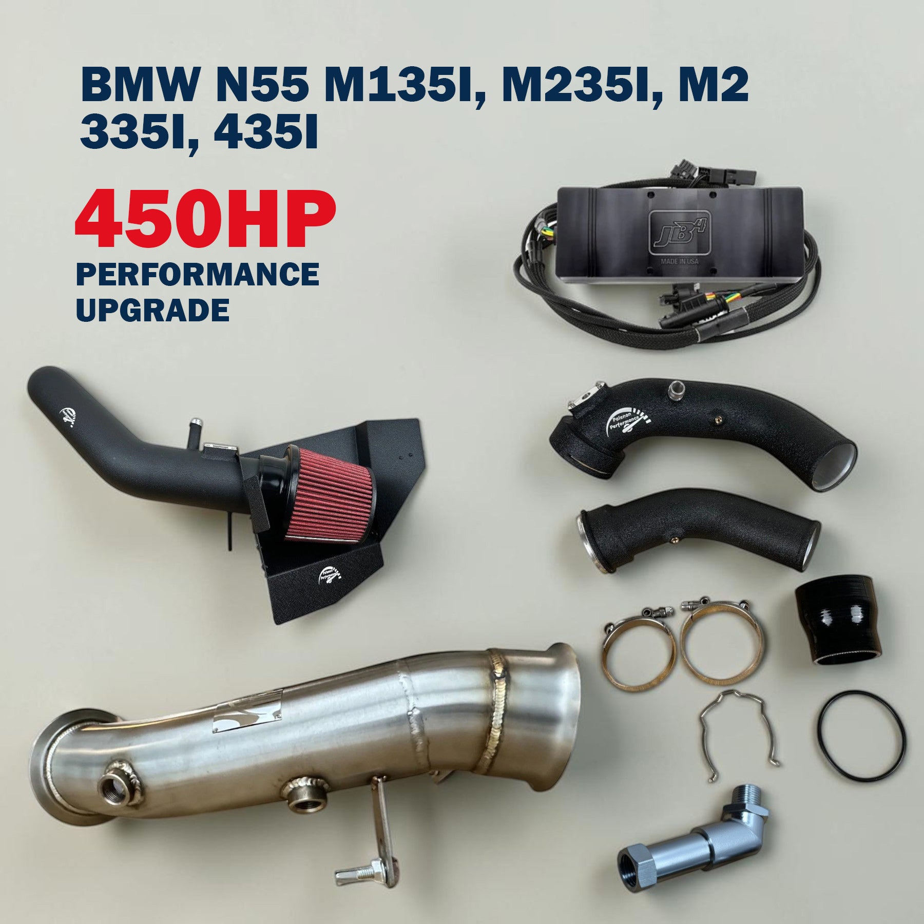 450HP Performance Upgrade For N55 BMW M135i, M235i, M2, 335i, 435i (F Chassis)