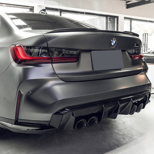 Carbon Fiber Rear Diffuser - BMW G80 M3 & G82/G83 M4 – Palenon Performance