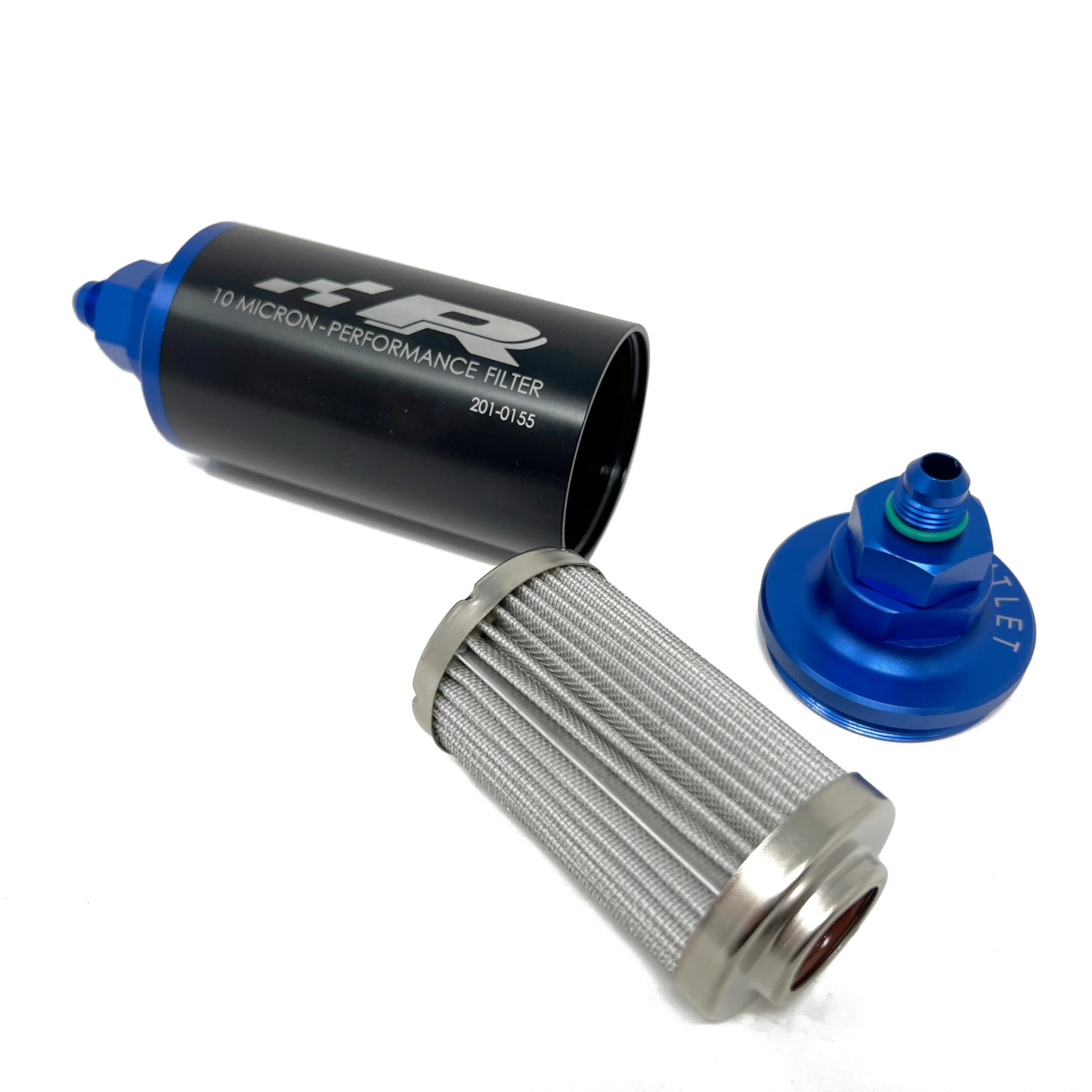 Inline Fuel Filter AN6 Male Flare 10 micron