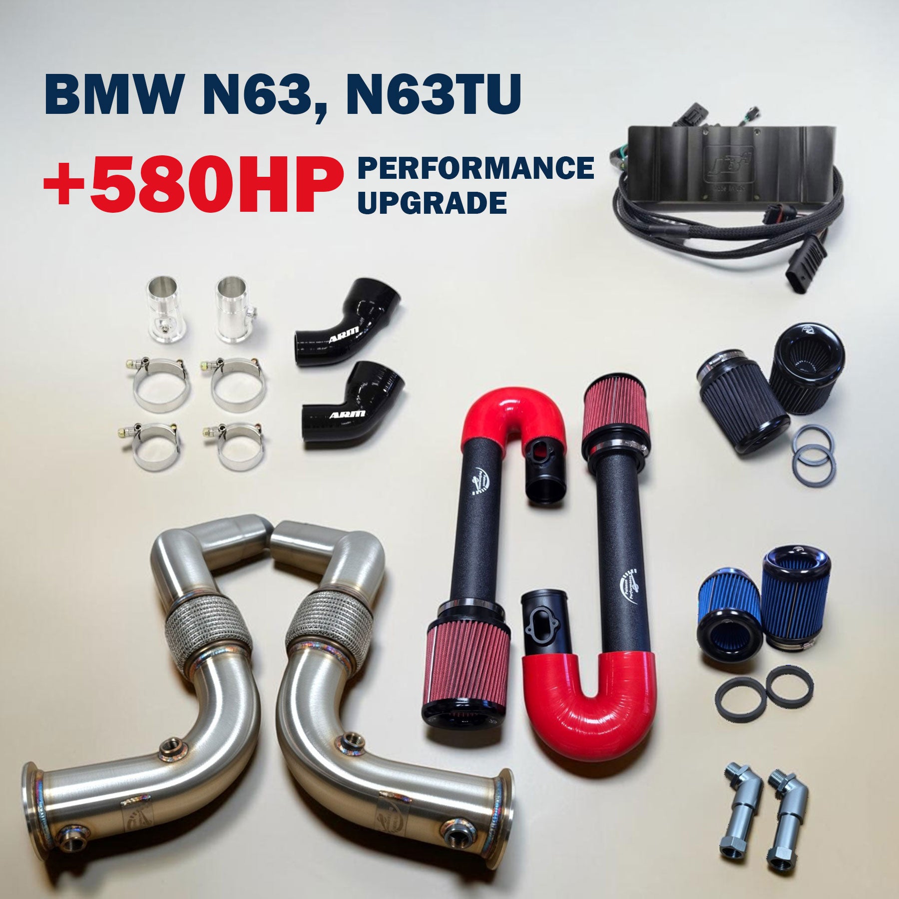 580HP Performance Upgrade For N63 & N63TU BMW F chassis - 550i, 650i, 750i (F01, F02, F06, F07, F10, F12, F13)