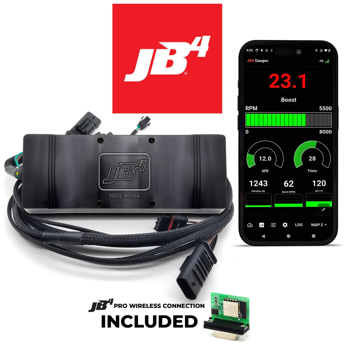 JB4 Tuner for 2019+ GMC Sierra 1500 2.7L Turbo - Burger Tuning