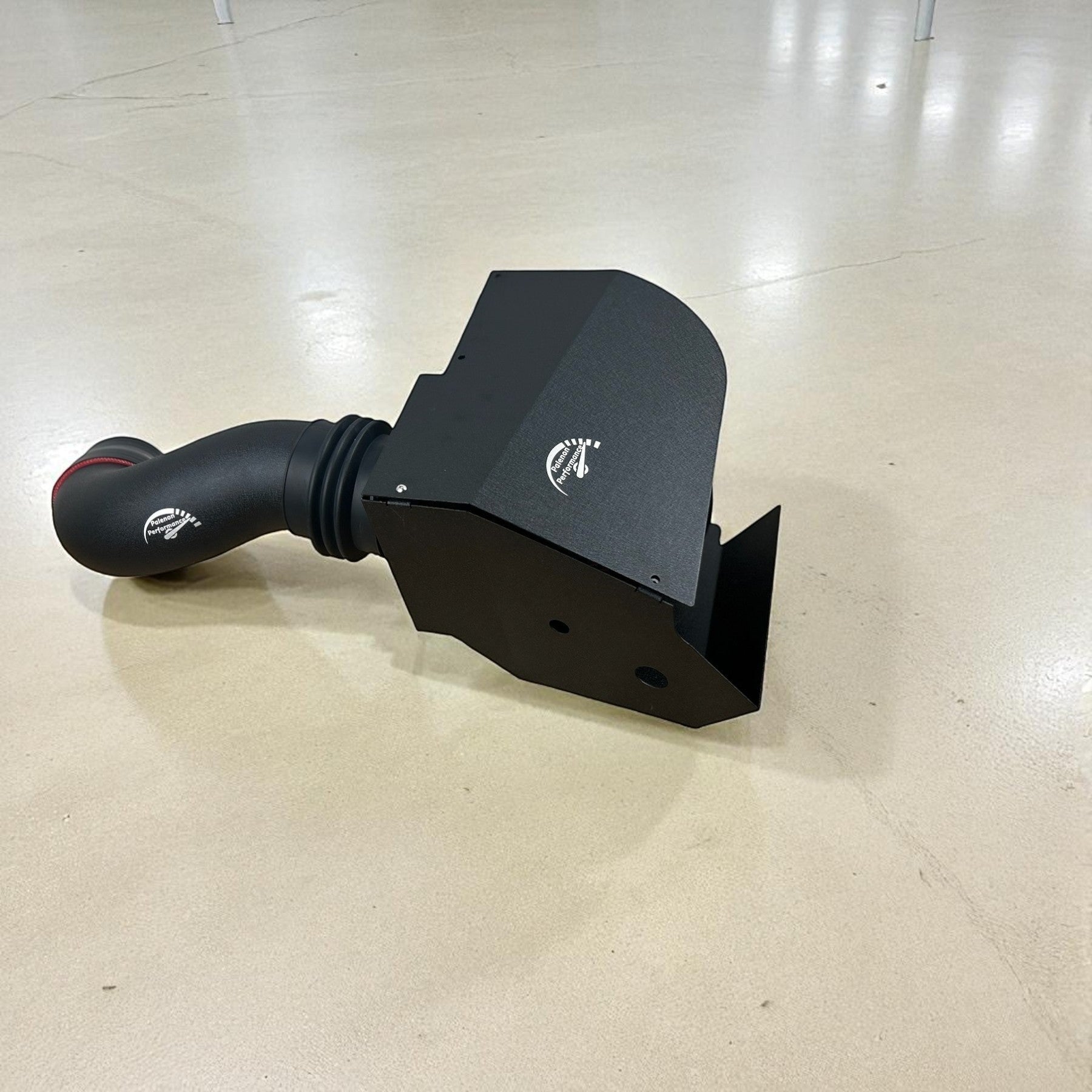 Palenon Performance cold air intake system for Audi A3 8Y with black powder-coated heat shield and intake tube