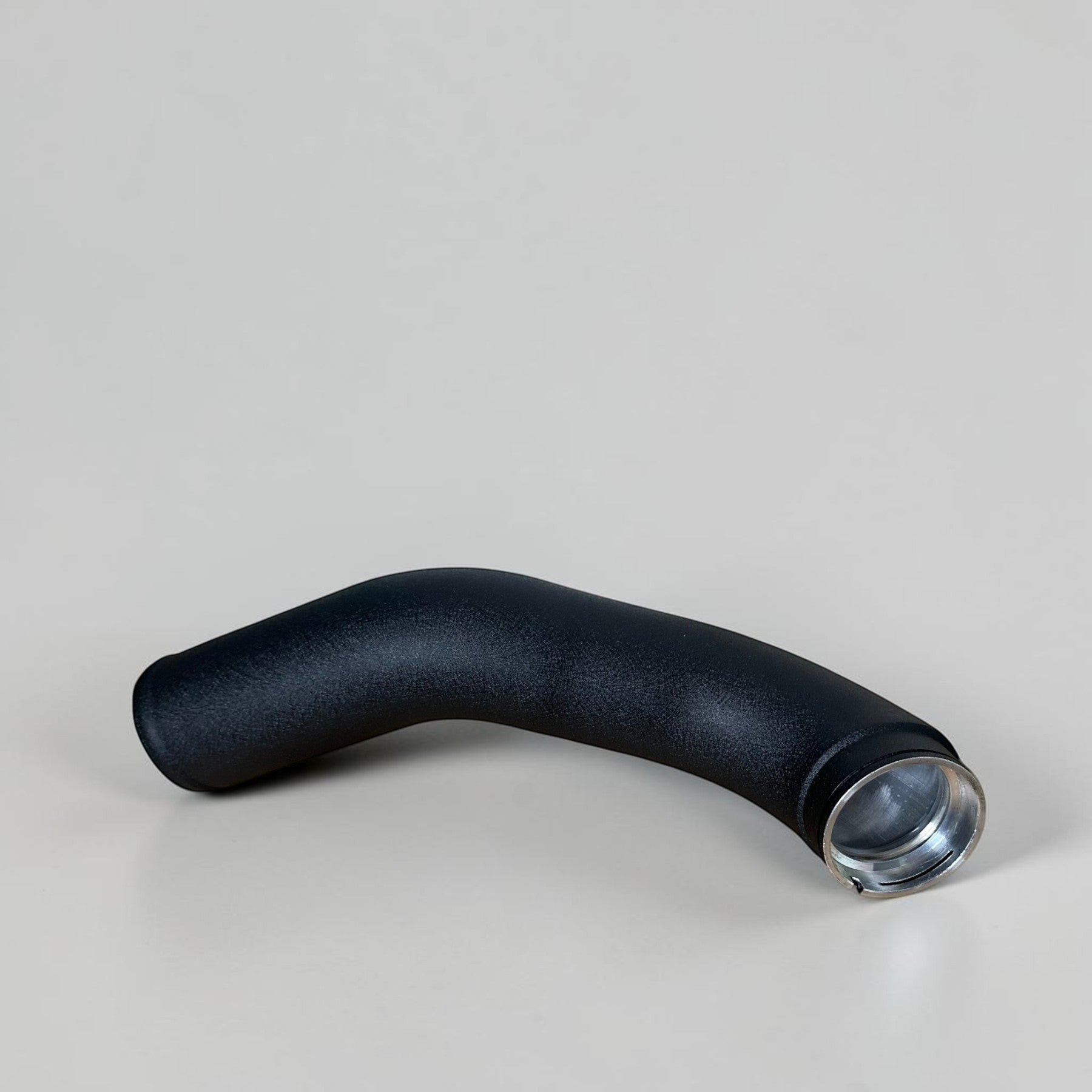 Palenon Performance B58 aluminum charge pipe with a durable wrinkle black powder coat finish for BMW and Toyota Supra.