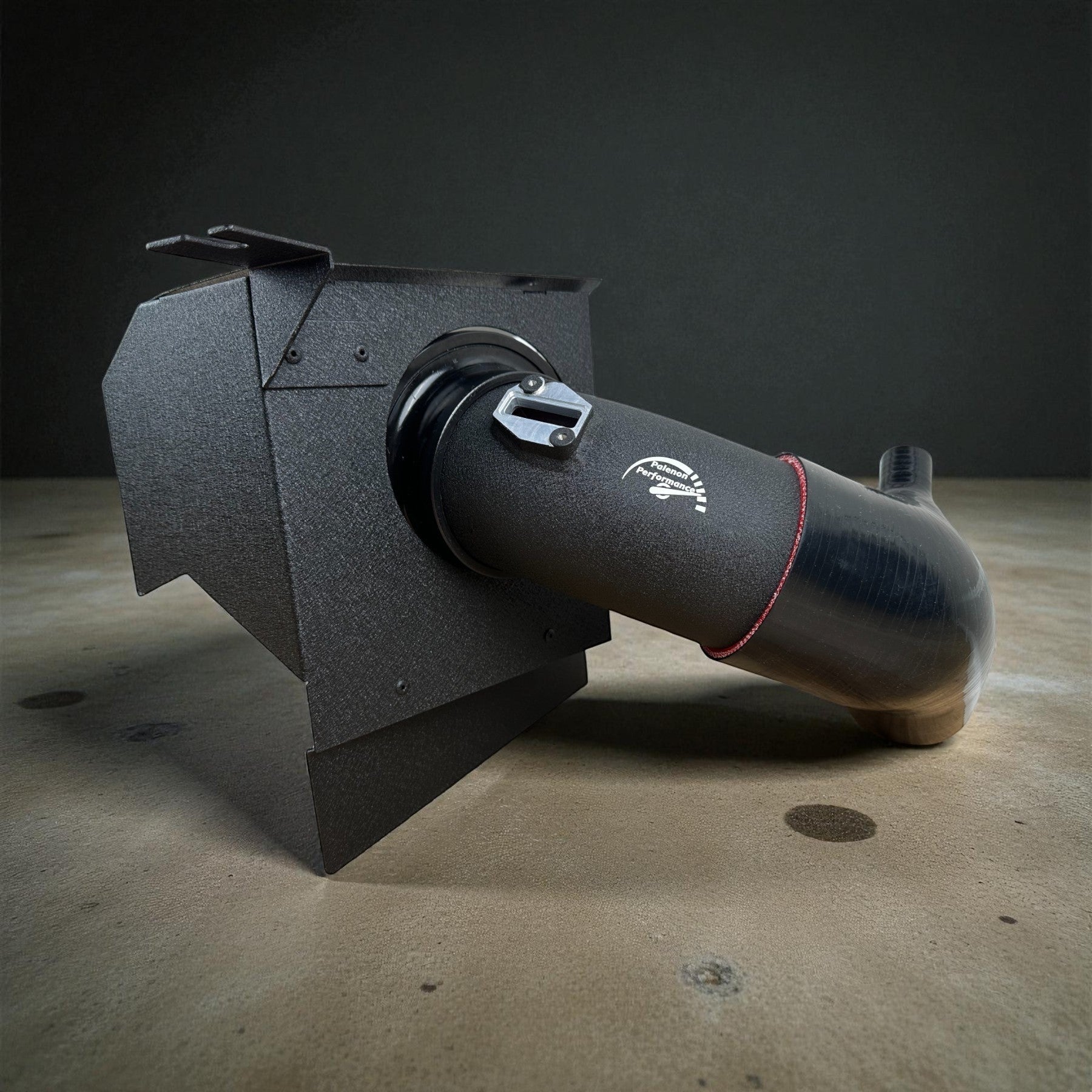 Palenon Performance B58 cold air intake system for BMW Z4 G29 featuring a black powder coated pipe and heat shield
