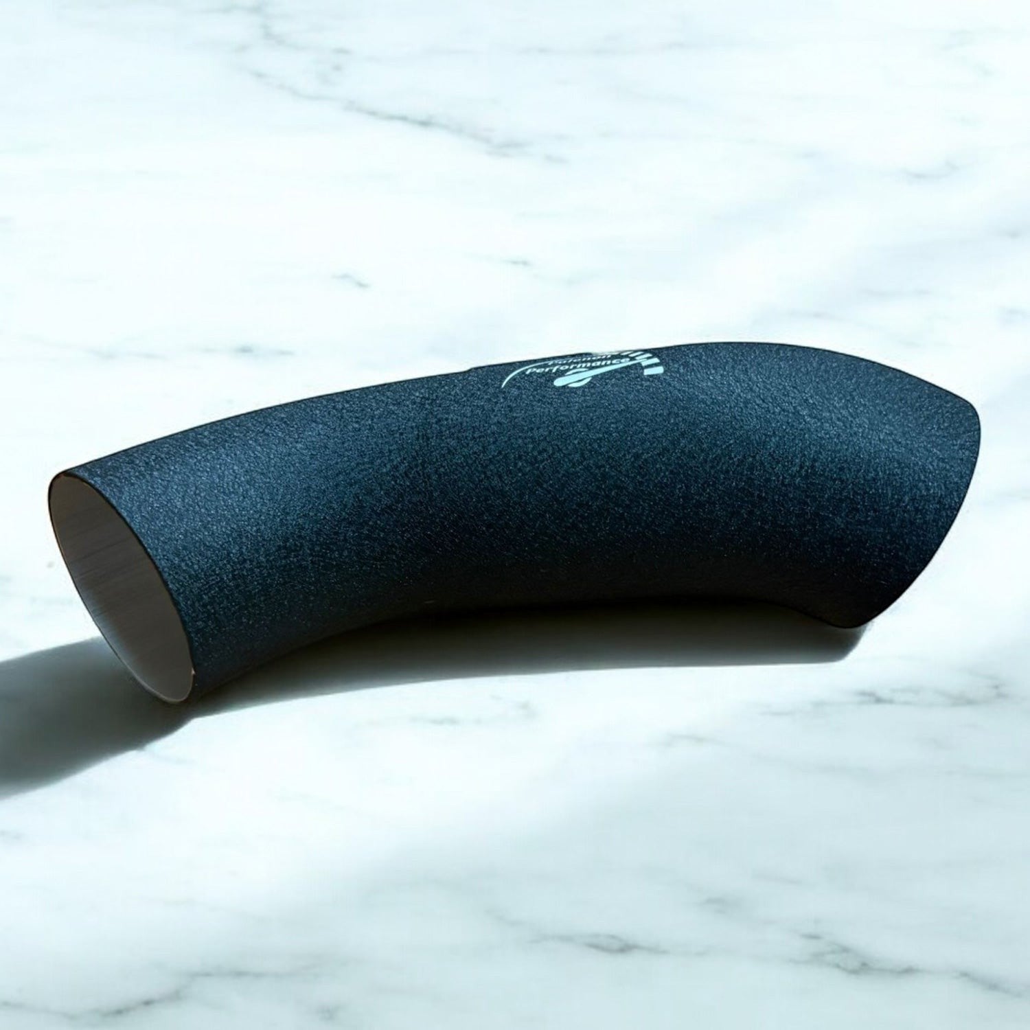Palenon Performance matte black aluminum intake pipe for BMW F10 M5 and F12 M6, featuring a sleek curved design.