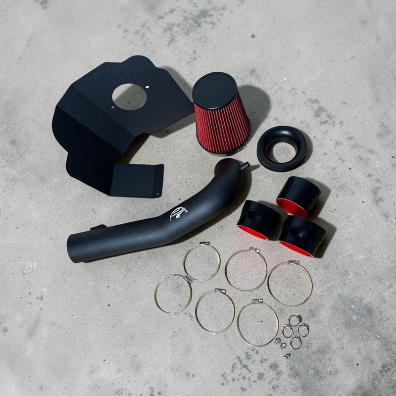 Palenon Performance cold air intake kit for Silverado and Sierra, featuring a black intake tube, filter, and hardware.