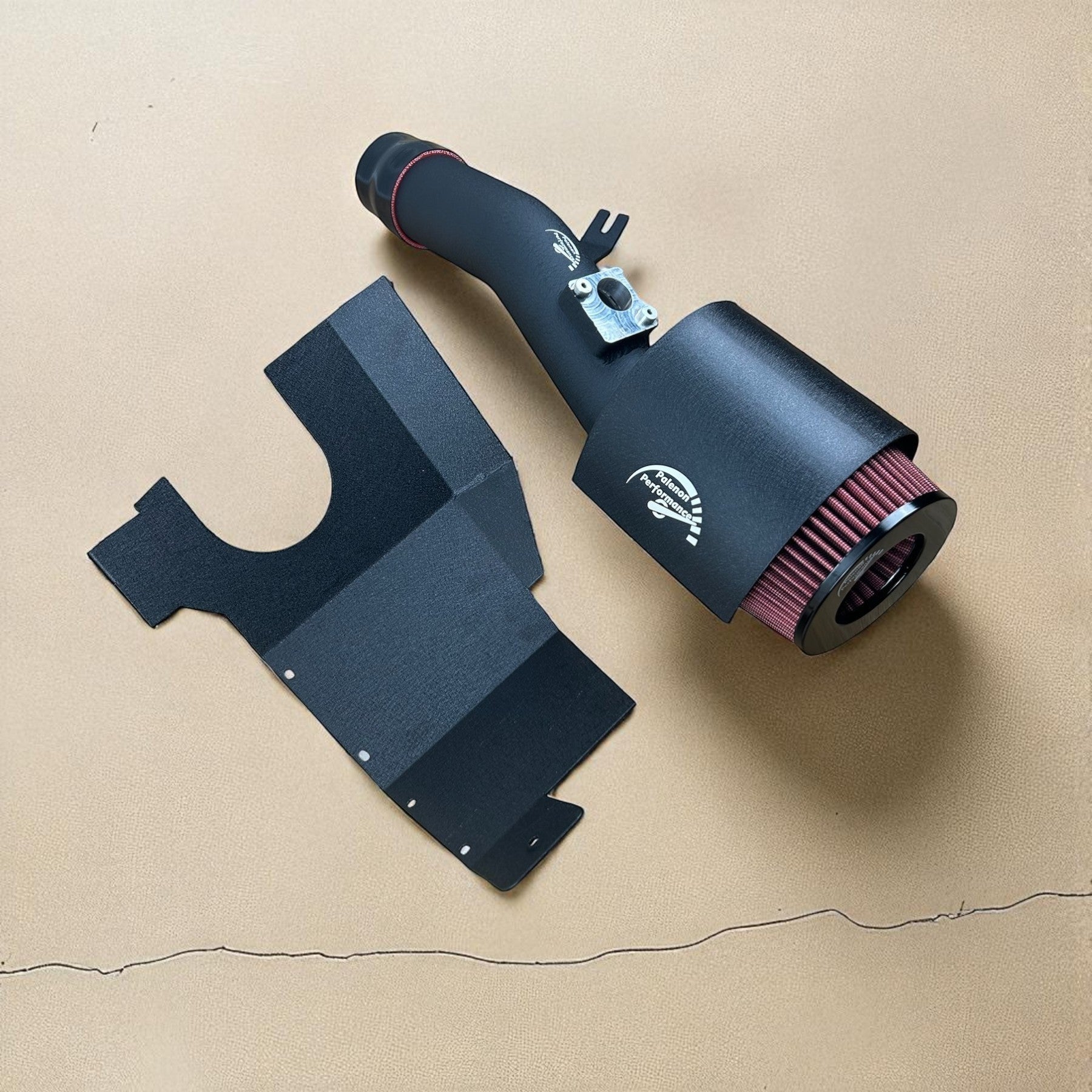 Palenon Performance cold air intake kit for Honda Civic 1.5T featuring black aluminum piping and a high-flow air filter.
