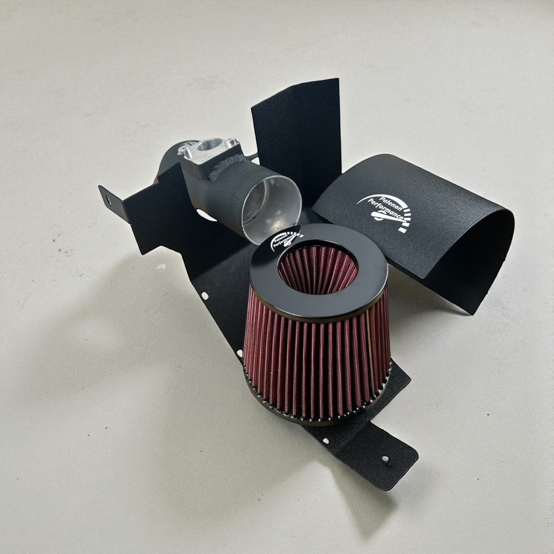 Palenon Performance cold air intake system for Honda Civic 1.5T featuring a high-flow red filter and black heat shield.