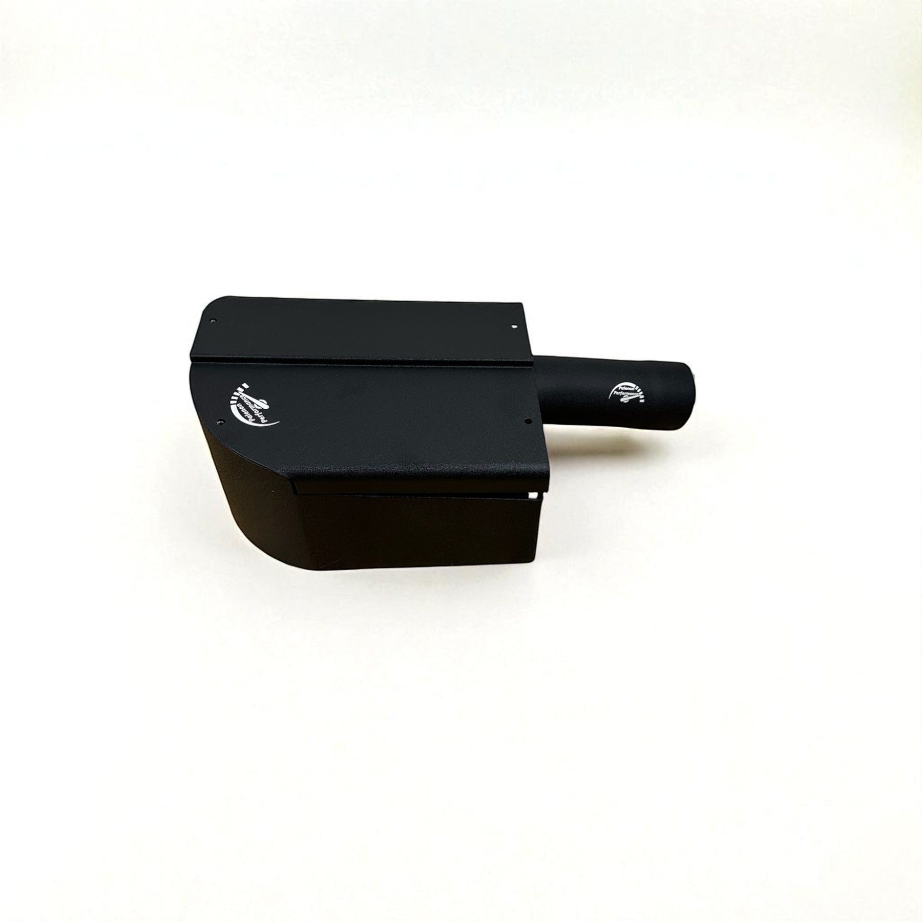 Palenon Performance M274 cold air intake heat shield in black powder-coated aluminum for Mercedes 2.0L engines