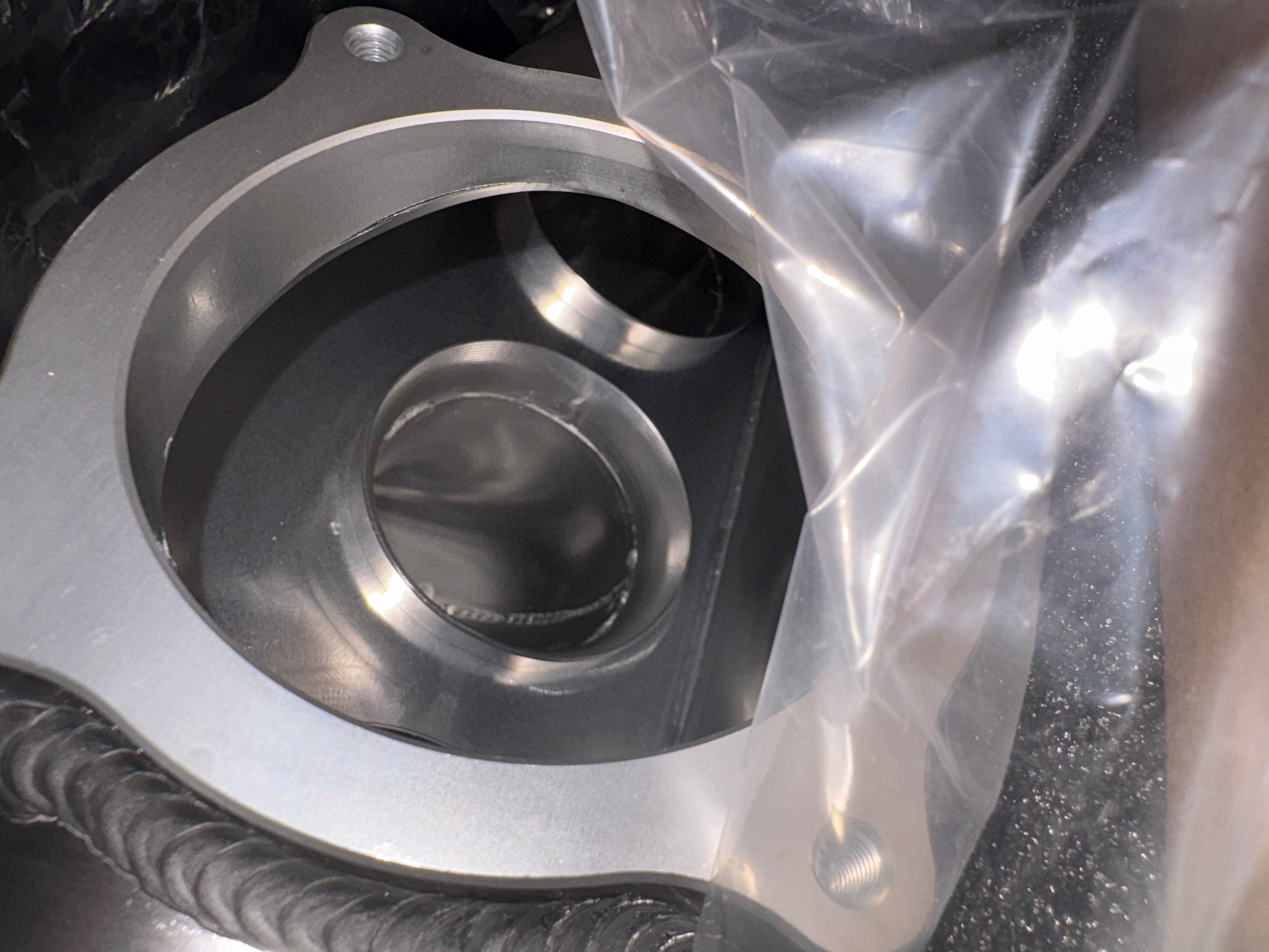 Palenon Performance aluminum intake manifold for BMW N54 engines featuring internal velocity stacks and port injection