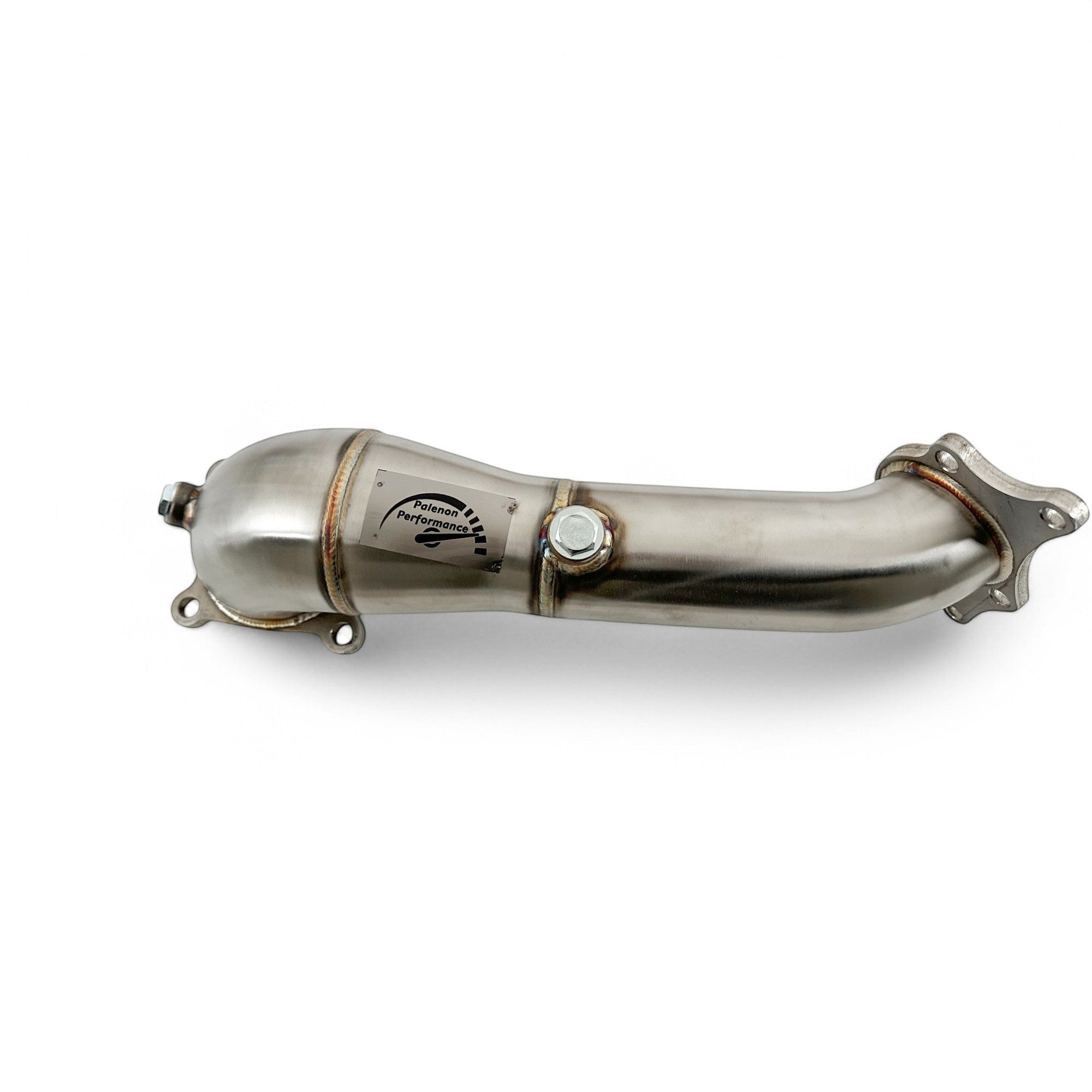 Palenon Performance stainless steel race downpipe for Honda Civic Type-R and Accord 2.0T with high-flow catalytic converter