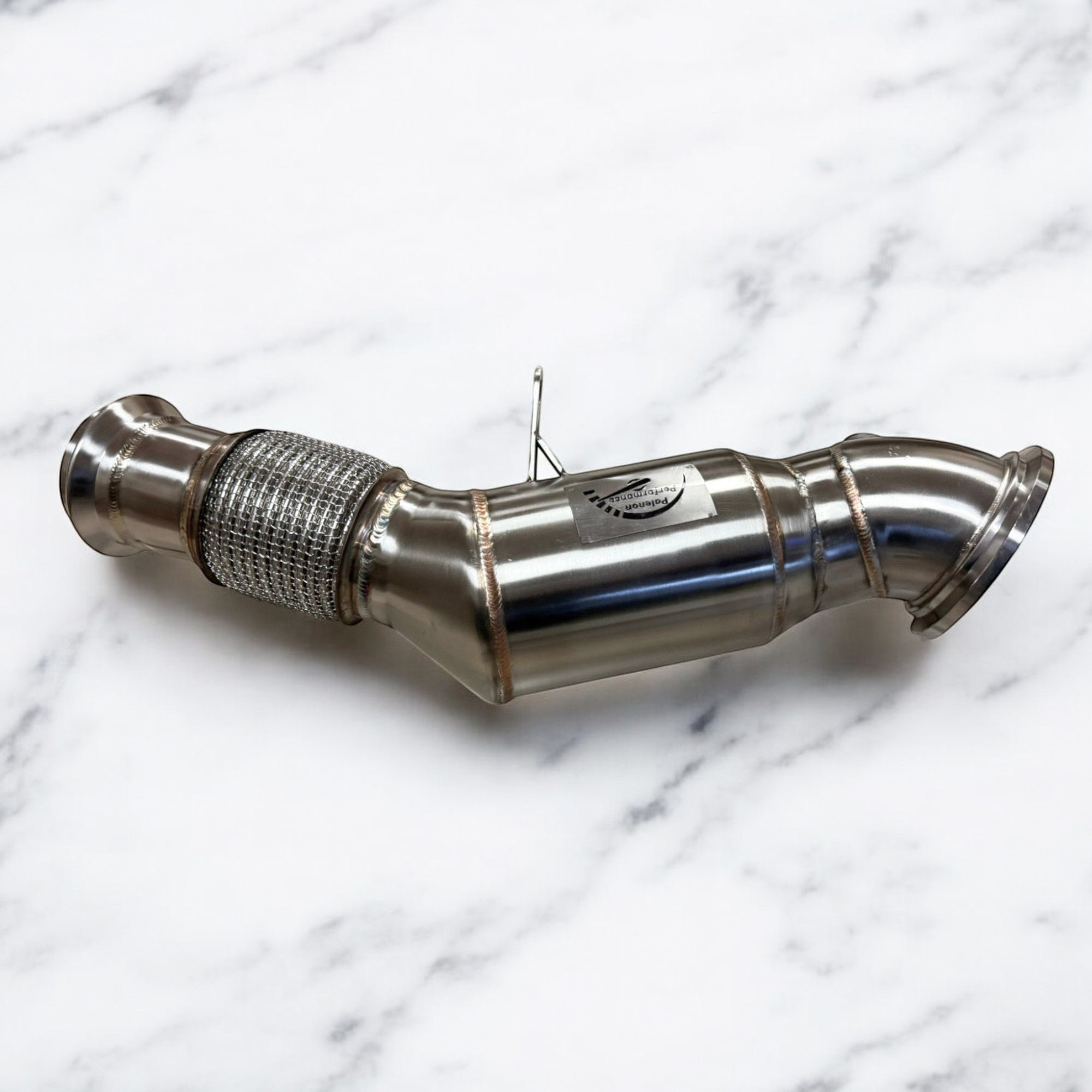 Palenon Performance stainless steel racing downpipe for BMW B46 B48 engines with TIG-welded construction