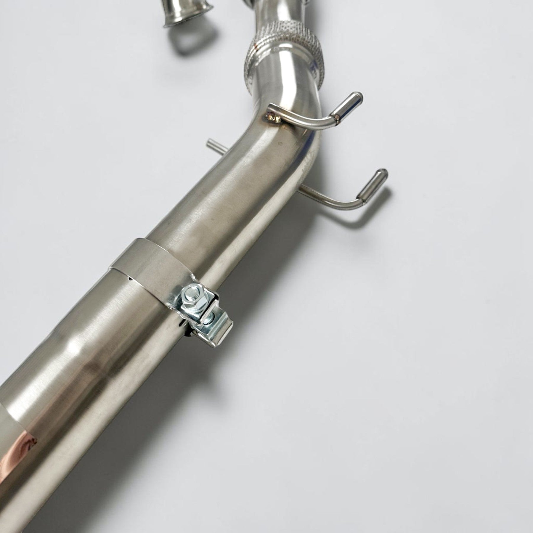 Palenon Performance stainless steel race downpipe for VW MK8 GTI and Audi 8Y A3 with TIG-welded construction