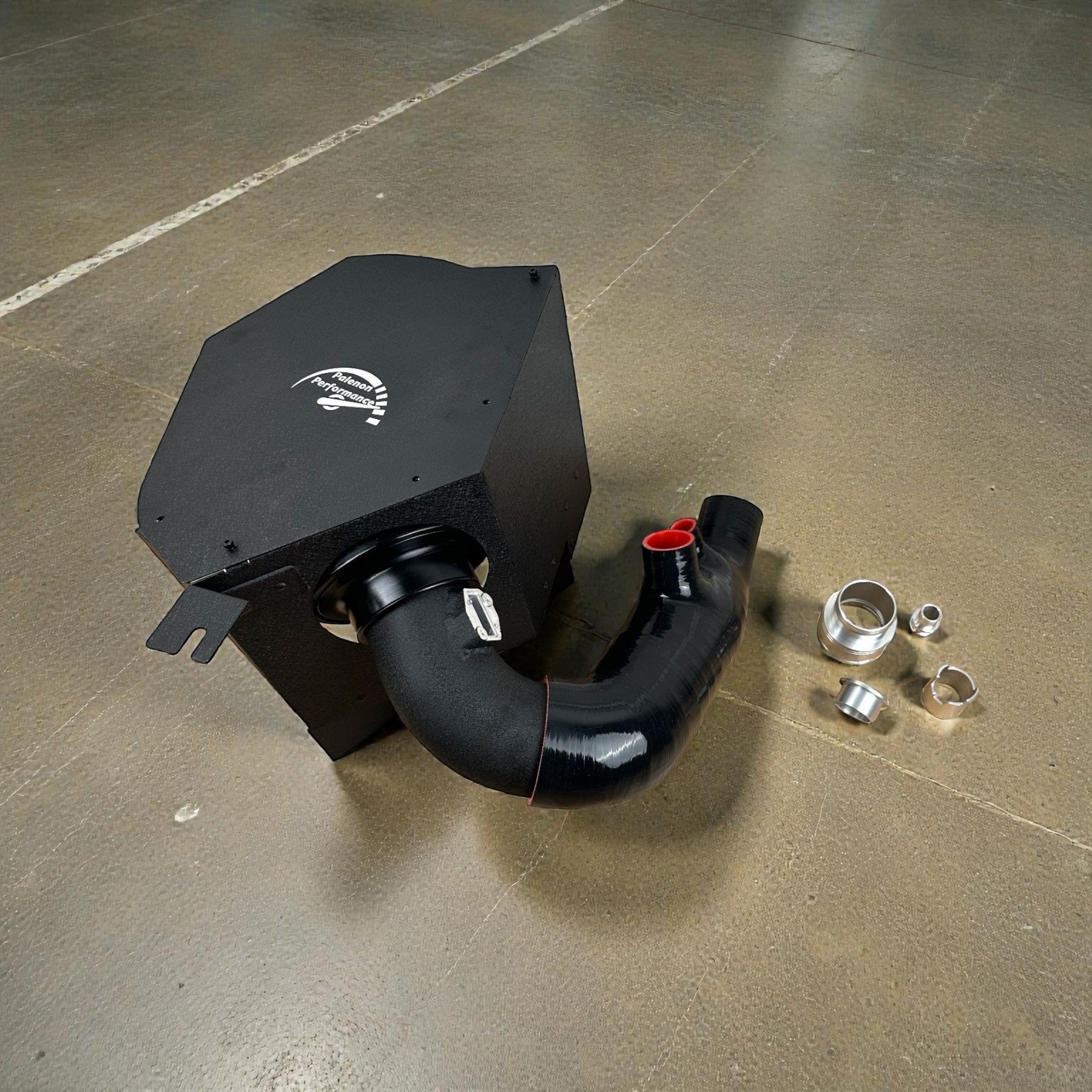 Palenon Performance black aluminum cold air intake system with heat shield for Toyota Supra A90 A91 2.0T engine
