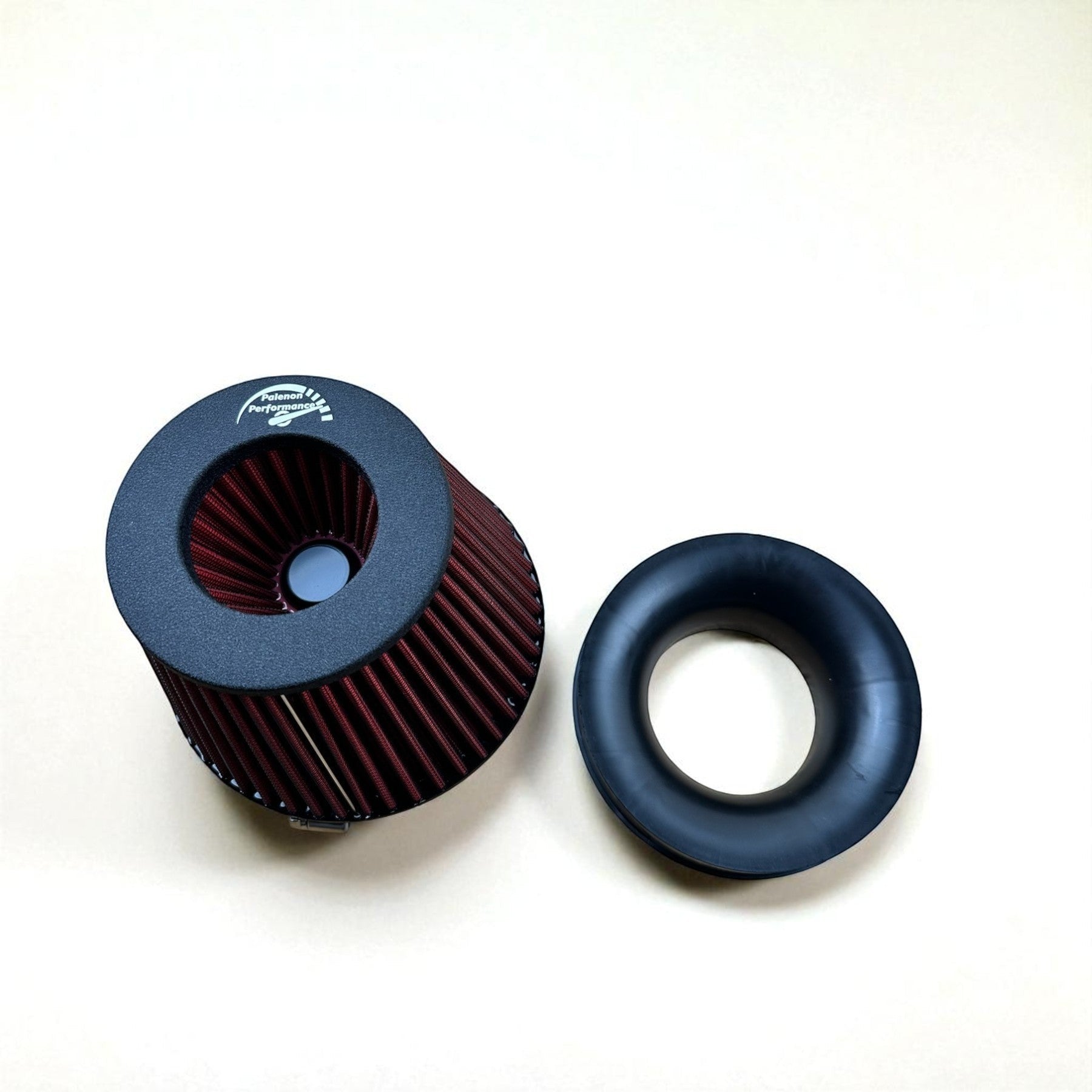 Palenon Performance high-flow velocity stack air filter and intake adapter for Audi B9 3.0T engines