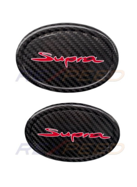 Supra Dry Carbon Fiber Emblem Cover