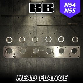 RB N54/N55 5/16" Thick Head Flange with Inserts