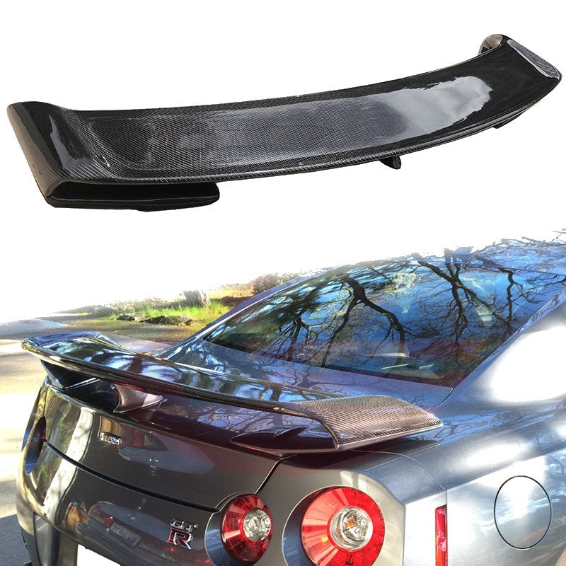 2008-2020 Nissan GT-R Carbon Fiber UV protective Rear Wing