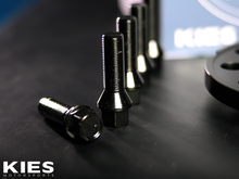 Load image into Gallery viewer, Kies Motorsports (G Series) BMW Wheel Spacers 5 x 112 Black Finish
