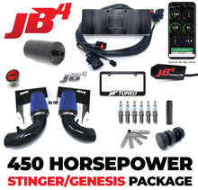 Cargar imagen en el visor de la galería, 450 Wheel Horsepower KIA Stinger / Hyundai Genesis Package with blue air intake