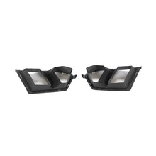 Cargar imagen en el visor de la galería, Black Carbon Fiber Front Bumper Vents