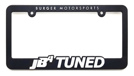 Burger Motorsports "JB4 Tuned" License Plate Frame