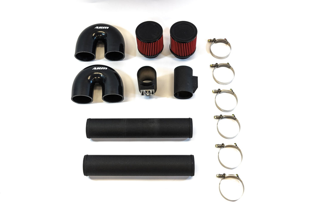 The Arm Motorsports N63 Dual Cone Air Intake System set