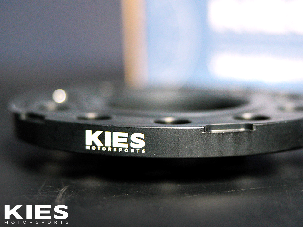 Kies Motorsports (G Series) BMW Wheel Spacers 5 x 112 Black Finish