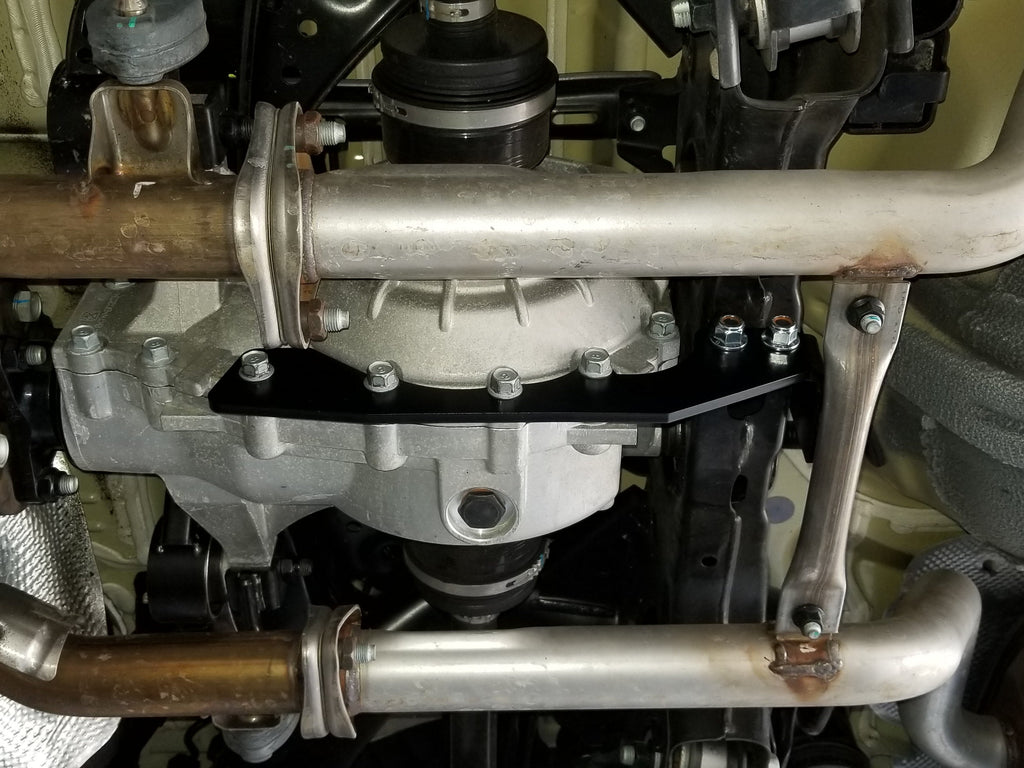 BMS Differential Brace installation close view