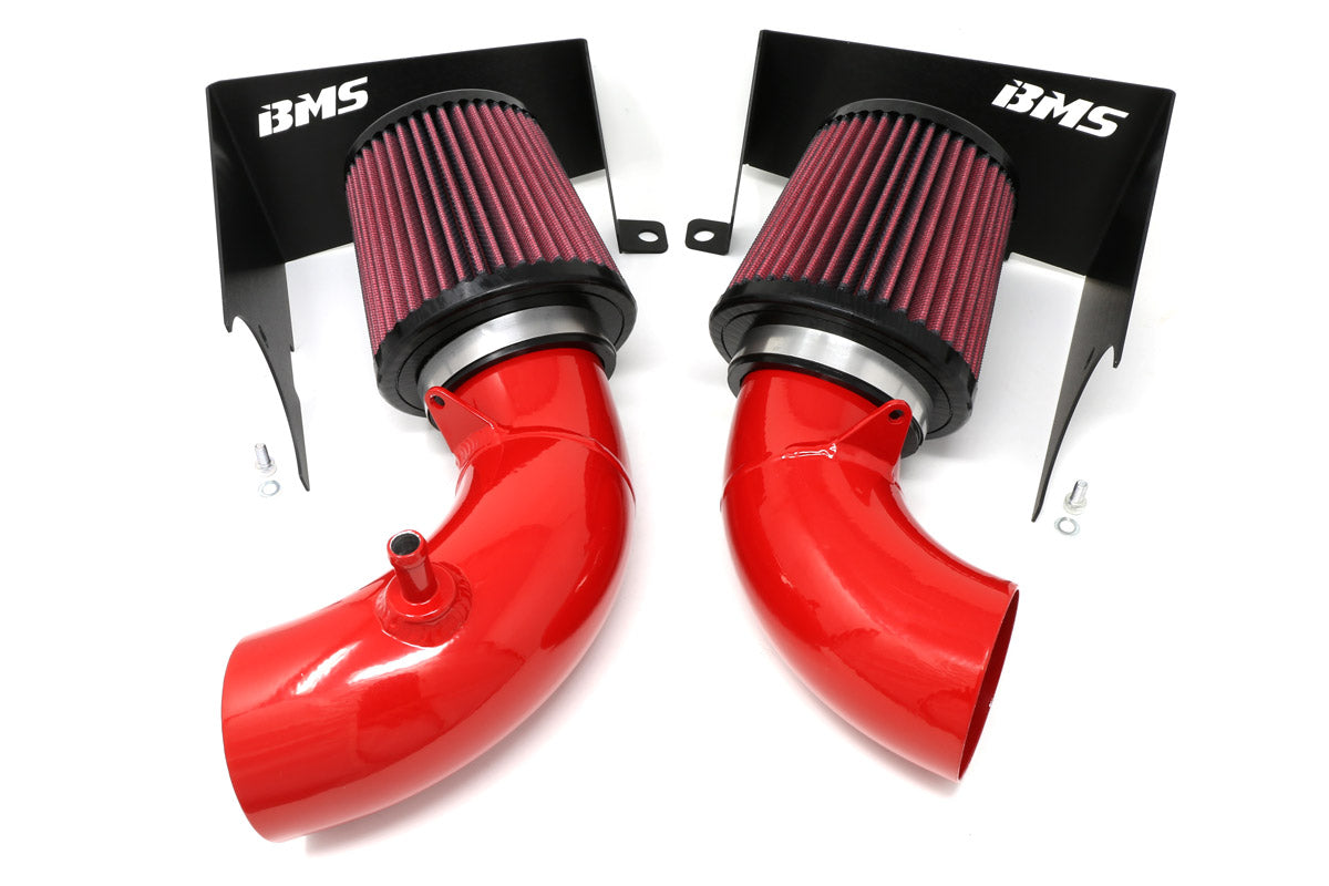 3.3L V6 Performance Dual Intake red Color filter red color pipes