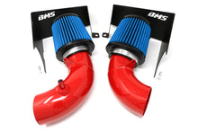 Cargar imagen en el visor de la galería, 3.3L V6 Performance Dual Intake Blue Color filter red color pipes